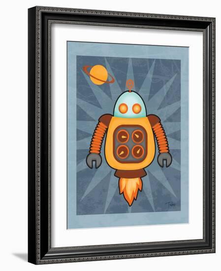 Robot III-Teresa Woo-Framed Art Print