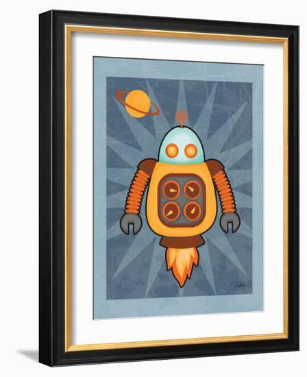 Robot III-Teresa Woo-Framed Art Print