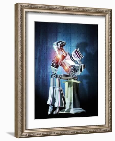 Robot Intelligence-Victor Habbick-Framed Photographic Print