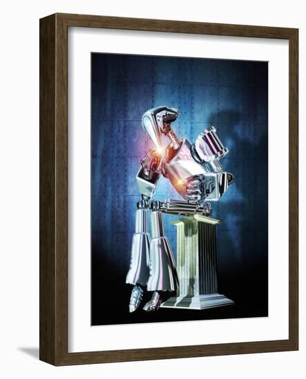 Robot Intelligence-Victor Habbick-Framed Photographic Print
