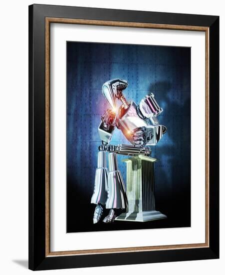 Robot Intelligence-Victor Habbick-Framed Photographic Print