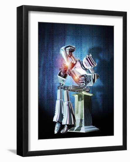 Robot Intelligence-Victor Habbick-Framed Photographic Print