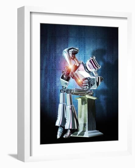 Robot Intelligence-Victor Habbick-Framed Photographic Print