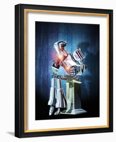 Robot Intelligence-Victor Habbick-Framed Photographic Print