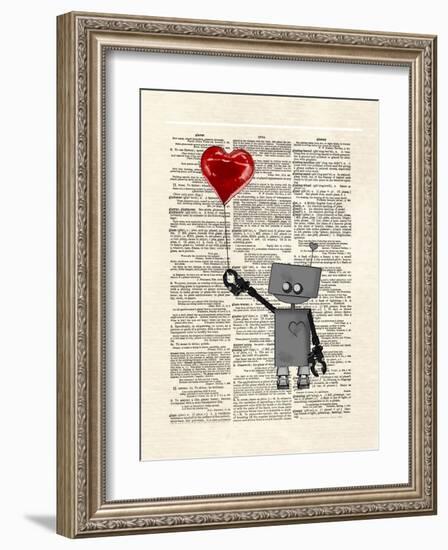 Robot Love-Matt Dinniman-Framed Art Print