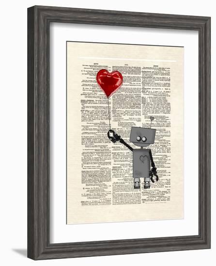 Robot Love-Matt Dinniman-Framed Art Print