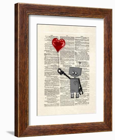 Robot Love-Matt Dinniman-Framed Art Print