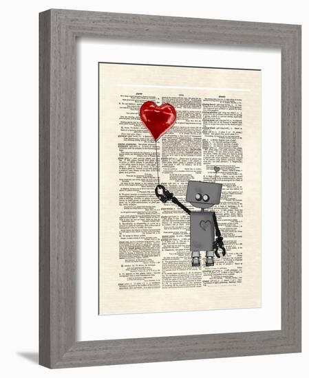 Robot Love-Matt Dinniman-Framed Art Print