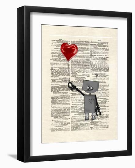 Robot Love-Matt Dinniman-Framed Art Print