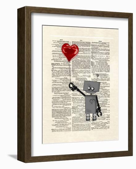 Robot Love-Matt Dinniman-Framed Art Print