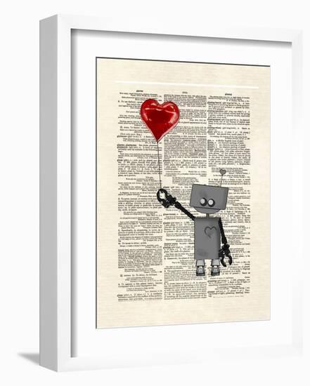 Robot Love-Matt Dinniman-Framed Art Print