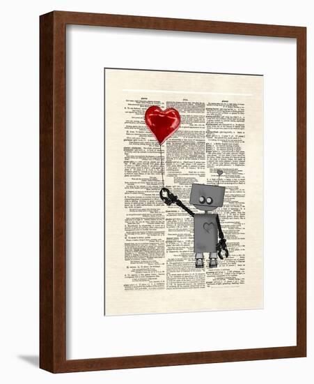 Robot Love-Matt Dinniman-Framed Art Print