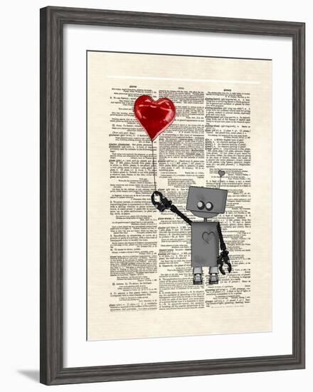 Robot Love-Matt Dinniman-Framed Art Print