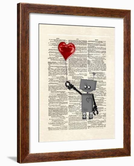 Robot Love-Matt Dinniman-Framed Art Print