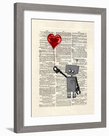 Robot Love-Matt Dinniman-Framed Art Print