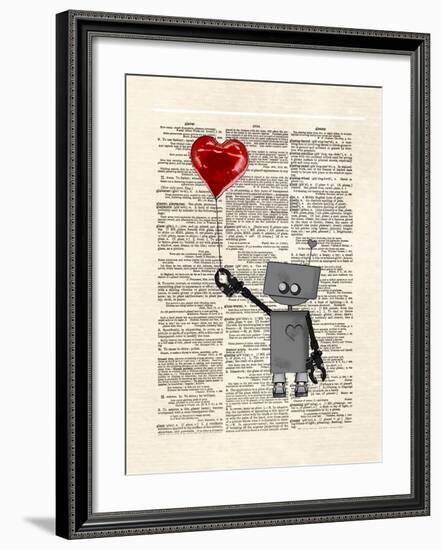 Robot Love-Matt Dinniman-Framed Art Print