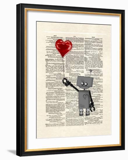 Robot Love-Matt Dinniman-Framed Art Print