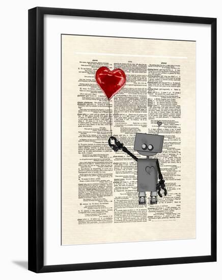 Robot Love-Matt Dinniman-Framed Art Print