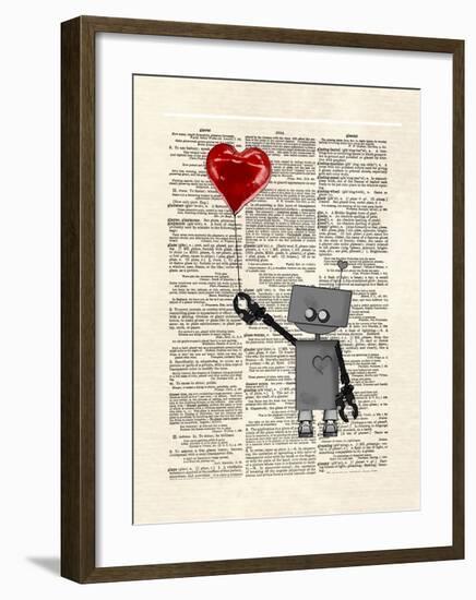 Robot Love-Matt Dinniman-Framed Art Print