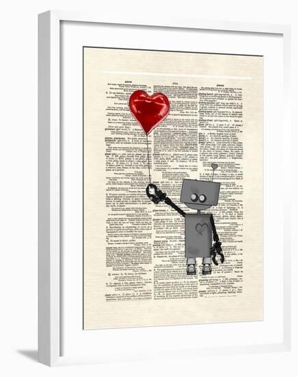 Robot Love-Matt Dinniman-Framed Art Print