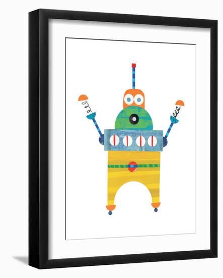 Robot Party Element II-Melissa Averinos-Framed Art Print