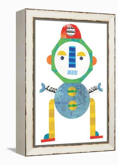 Robot Party Element IV-Melissa Averinos-Framed Stretched Canvas