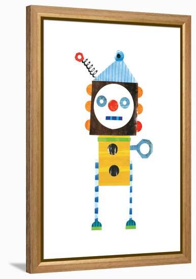 Robot Party Element V-Melissa Averinos-Framed Stretched Canvas