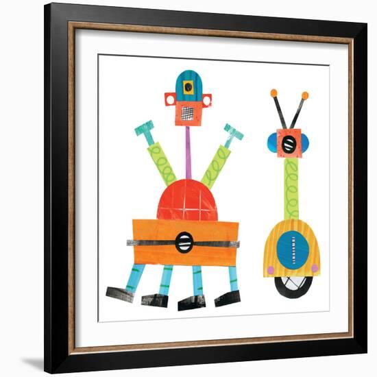 Robot Party Element VII-Melissa Averinos-Framed Art Print