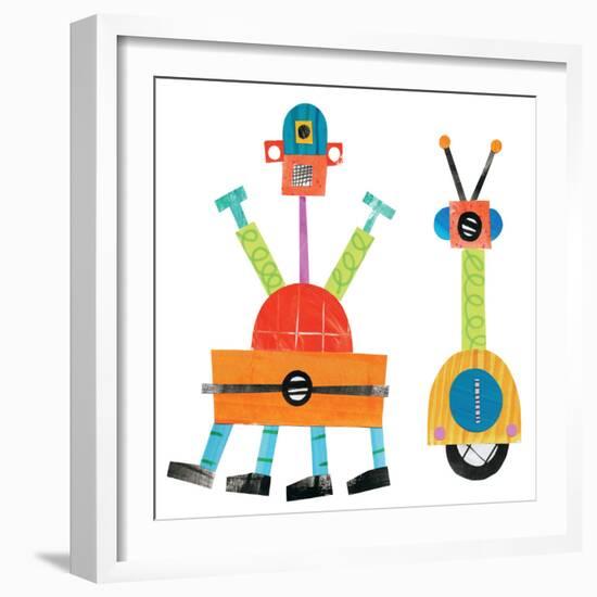 Robot Party Element VII-Melissa Averinos-Framed Art Print