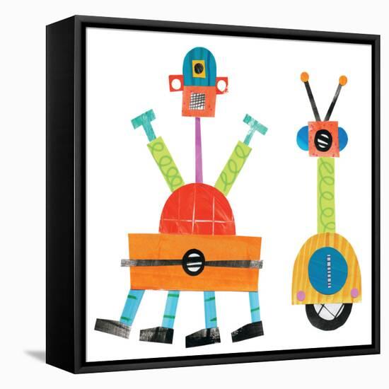 Robot Party Element VII-Melissa Averinos-Framed Stretched Canvas