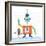 Robot Party III on Square Toys-Melissa Averinos-Framed Art Print