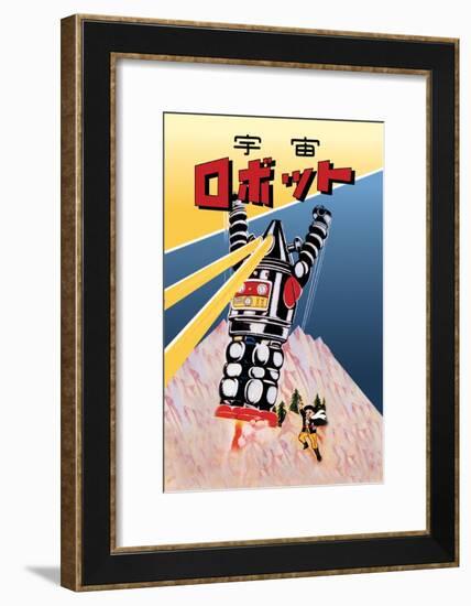 Robot-Sensors On!-null-Framed Art Print