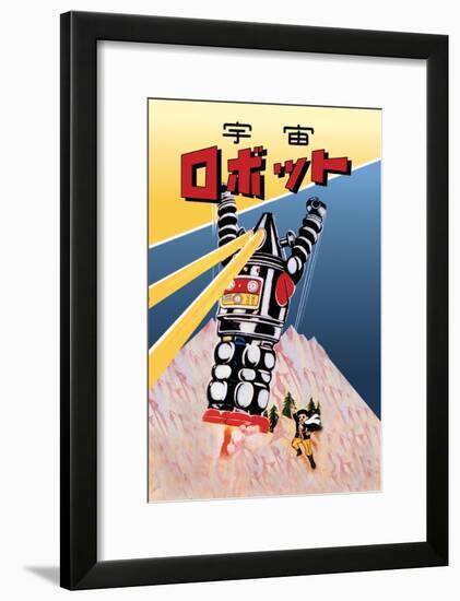 Robot-Sensors On!-null-Framed Art Print