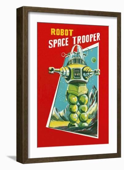 Robot Space Trooper-null-Framed Premium Giclee Print