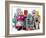 Robot Toys-davinci-Framed Art Print