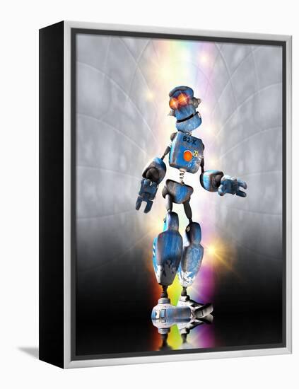 Robot-Victor Habbick-Framed Premier Image Canvas