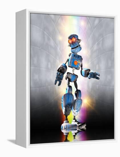 Robot-Victor Habbick-Framed Premier Image Canvas