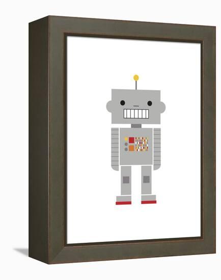 Robot-Dicky Bird-Framed Premier Image Canvas