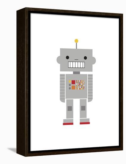 Robot-Dicky Bird-Framed Premier Image Canvas