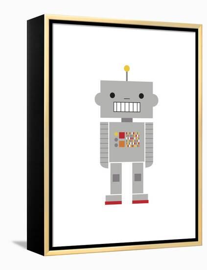 Robot-Dicky Bird-Framed Premier Image Canvas