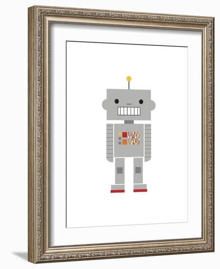 Robot-Dicky Bird-Framed Giclee Print