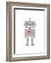 Robot-Dicky Bird-Framed Giclee Print