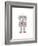 Robot-Dicky Bird-Framed Giclee Print