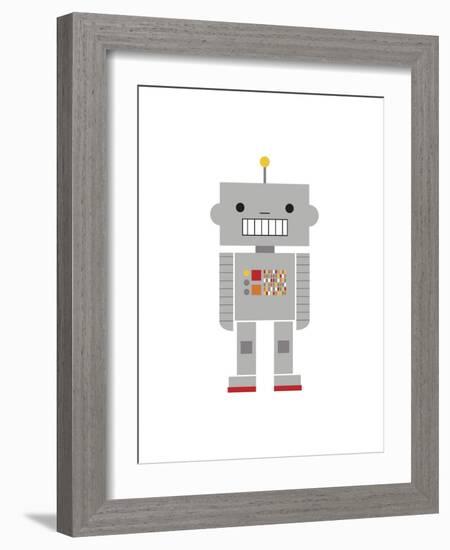 Robot-Dicky Bird-Framed Giclee Print