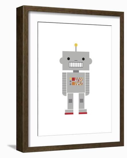 Robot-Dicky Bird-Framed Giclee Print