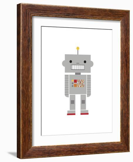 Robot-Dicky Bird-Framed Giclee Print