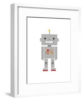 Robot-Dicky Bird-Framed Giclee Print