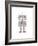 Robot-Dicky Bird-Framed Giclee Print