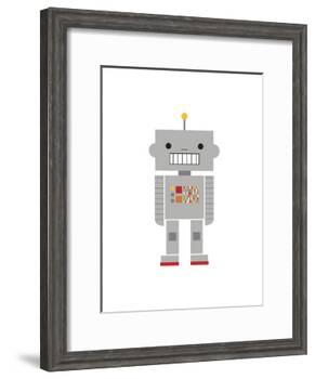 Robot-Dicky Bird-Framed Giclee Print
