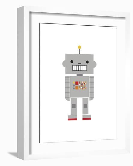 Robot-Dicky Bird-Framed Giclee Print